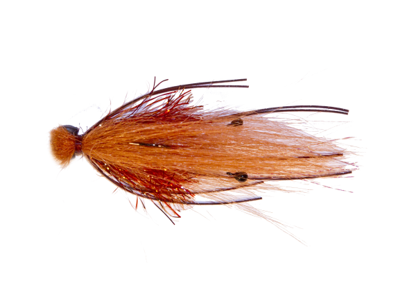 Metallicraw Crayfish Flies For Sale Smallmouth Bass Crawfish Fly Online Metallicraw Fly Top View Rust